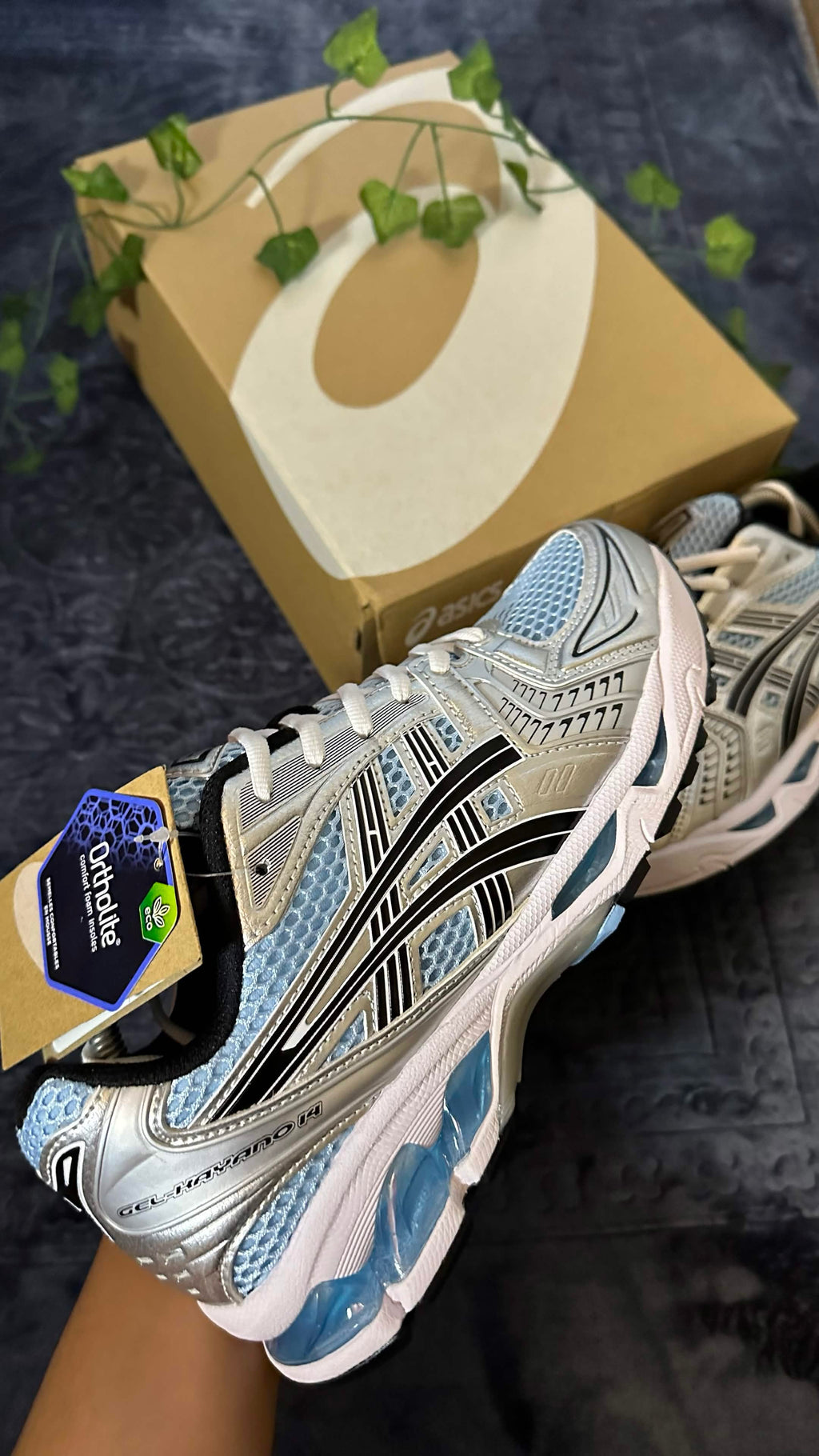 ASICS GEL-KAYANO 14 – Glacier Grey / Arctic Sky