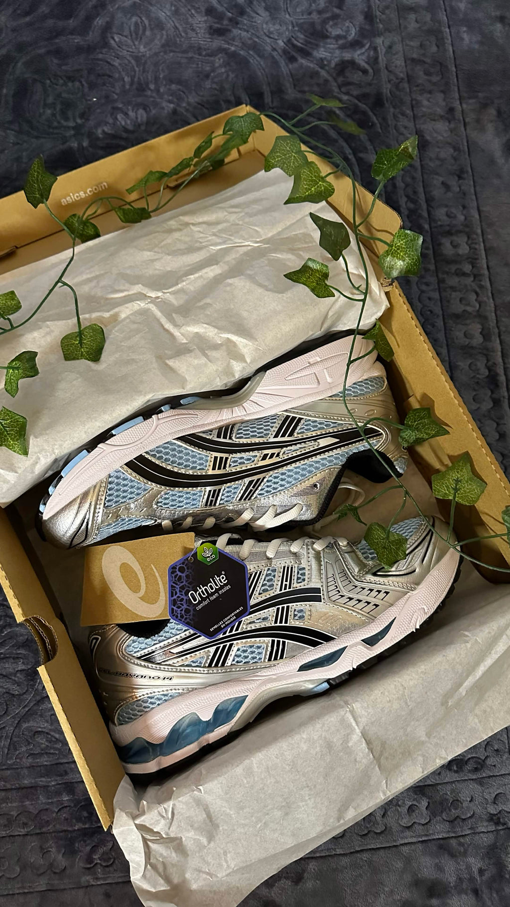 ASICS GEL-KAYANO 14 – Glacier Grey / Arctic Sky