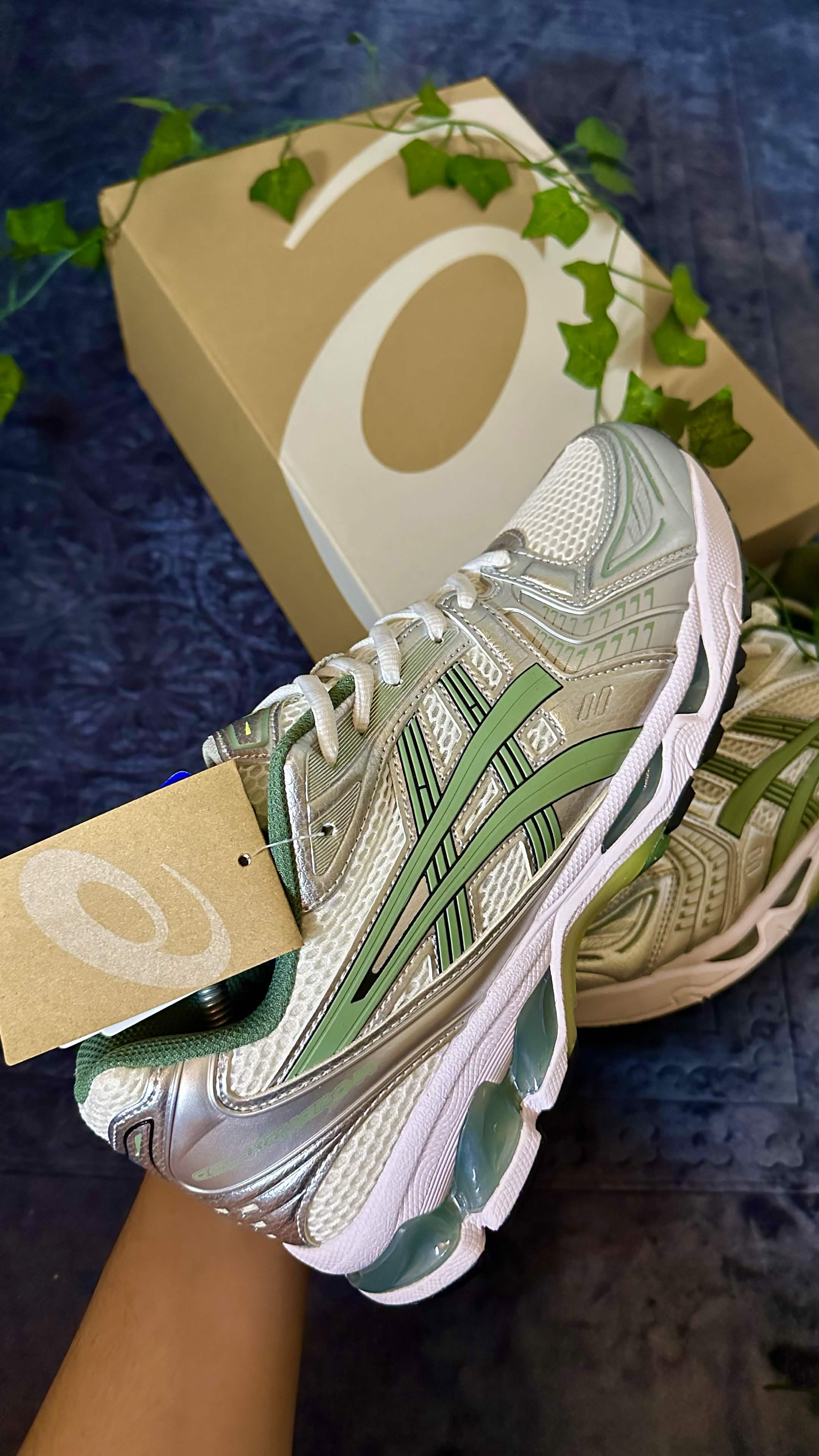 ASICS Gel-Kayano 14 – Slate Green / Argent