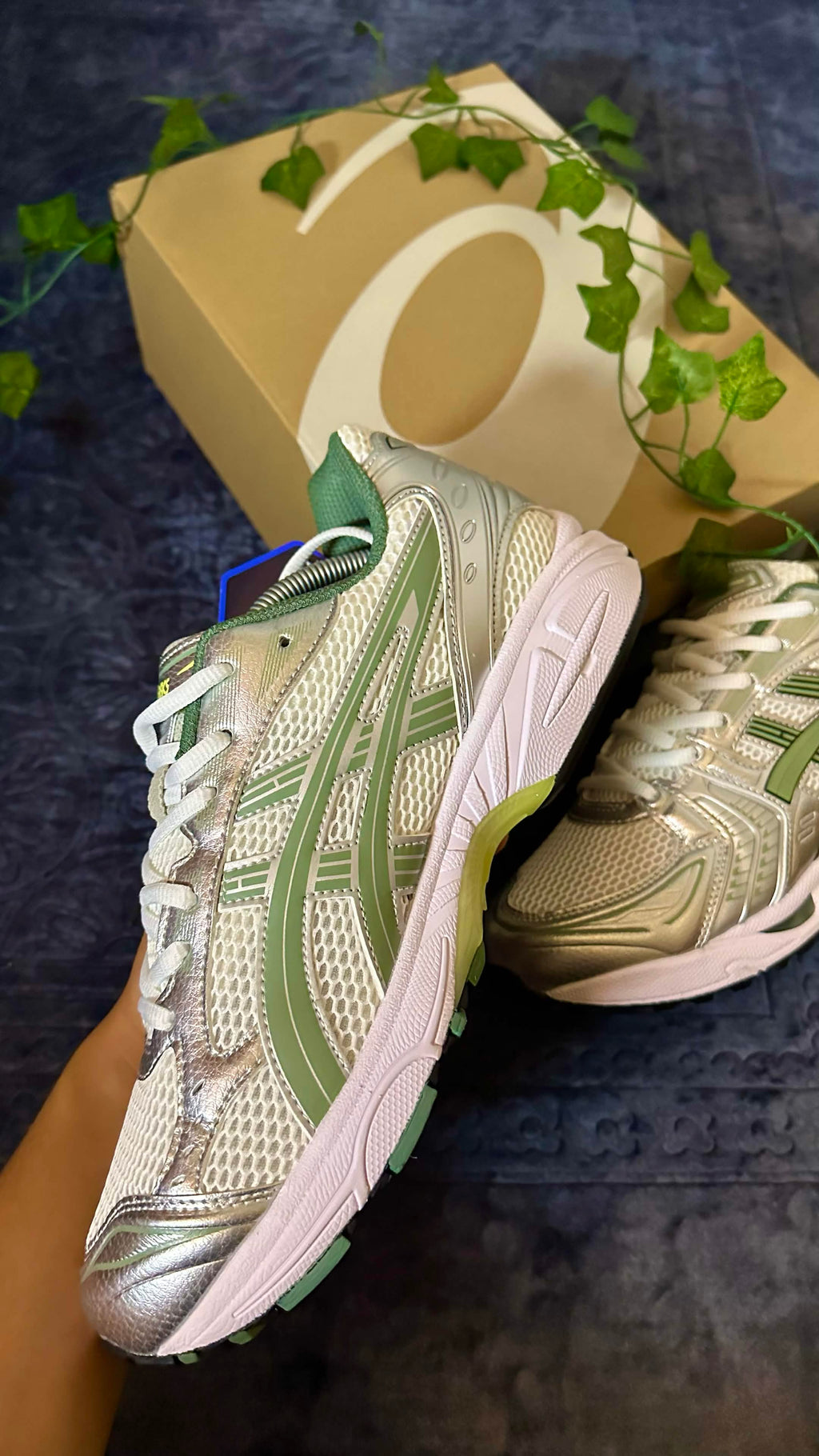 ASICS Gel-Kayano 14 – Slate Green / Argent