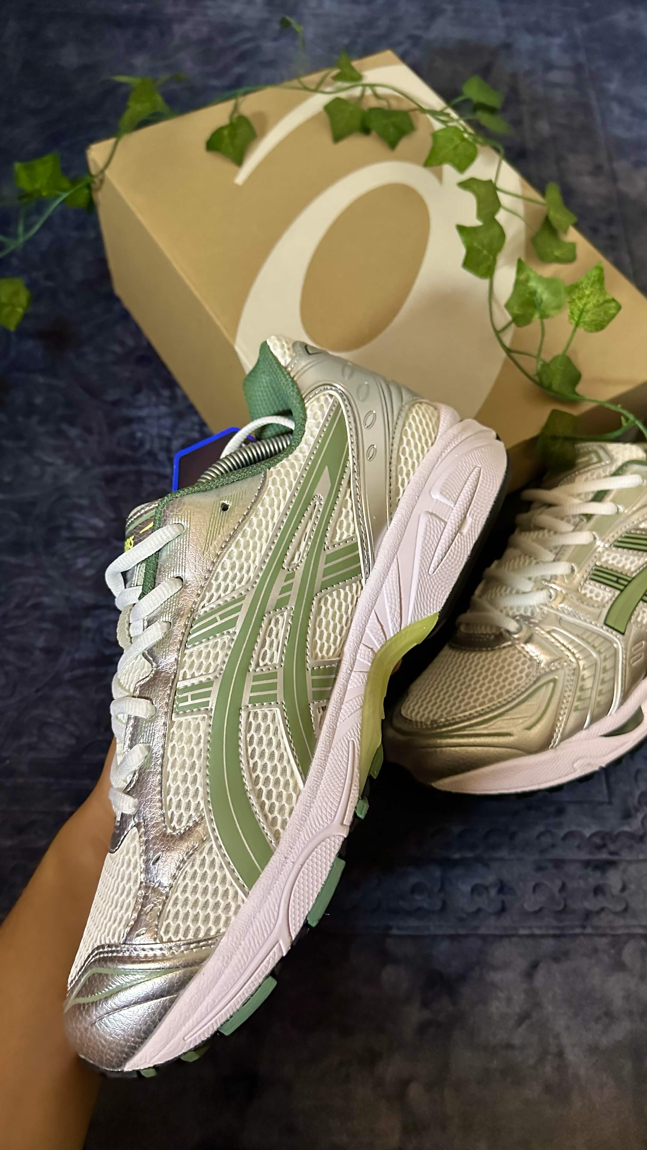 ASICS Gel-Kayano 14 – Slate Green / Argent