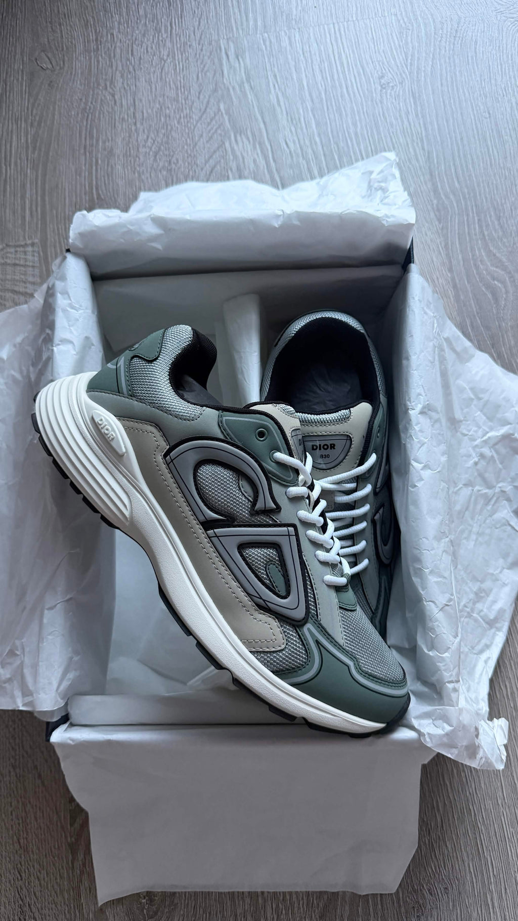 Dior B30 – Sage Green / Grey
