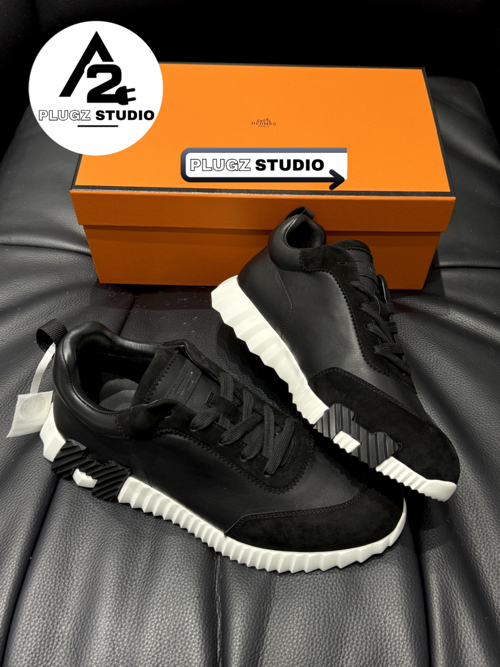 Hermès Bouncing - Noir / Blanc