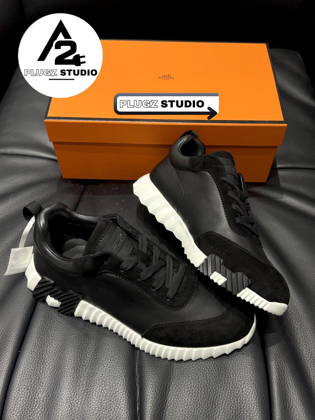 Hermès Bouncing - Noir / Blanc