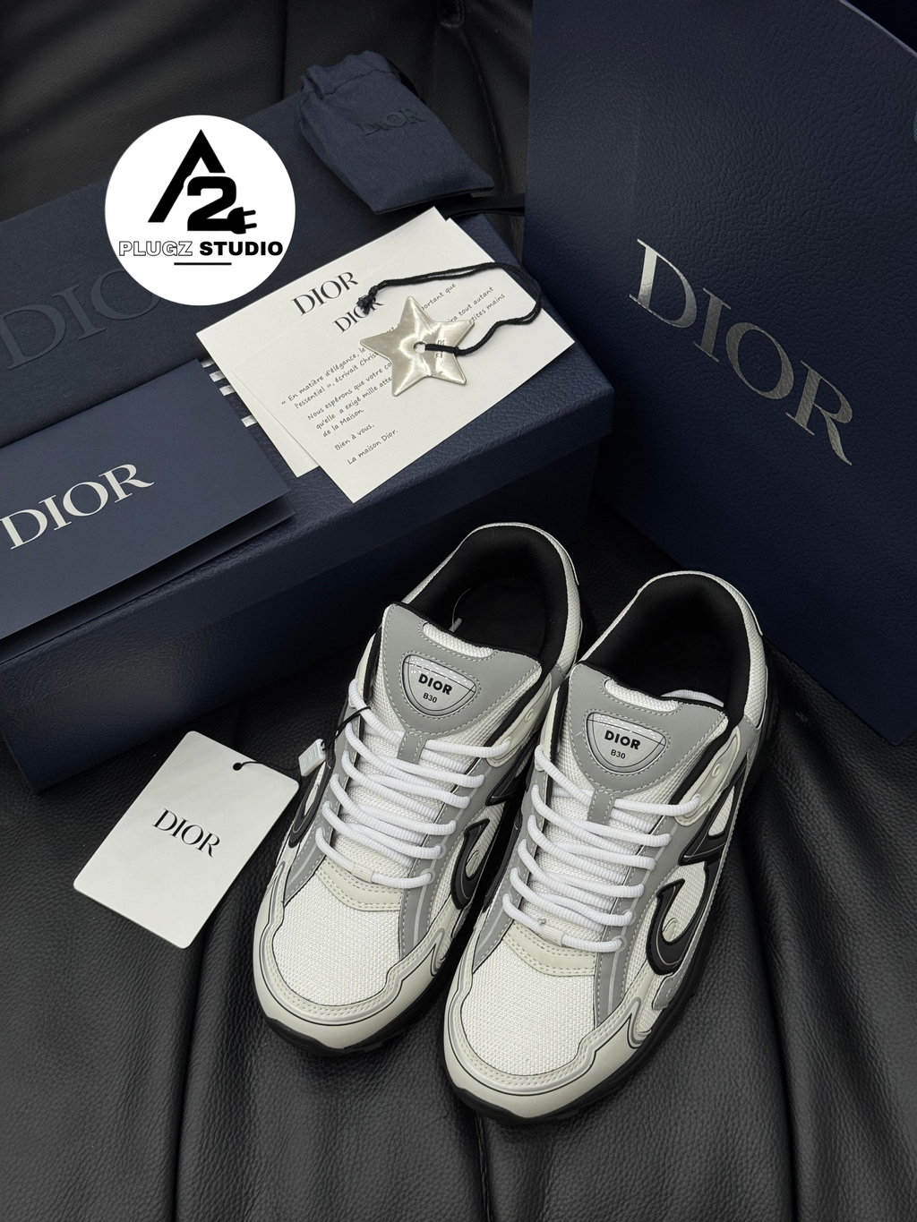 Dior B30 – White / Grey / Black