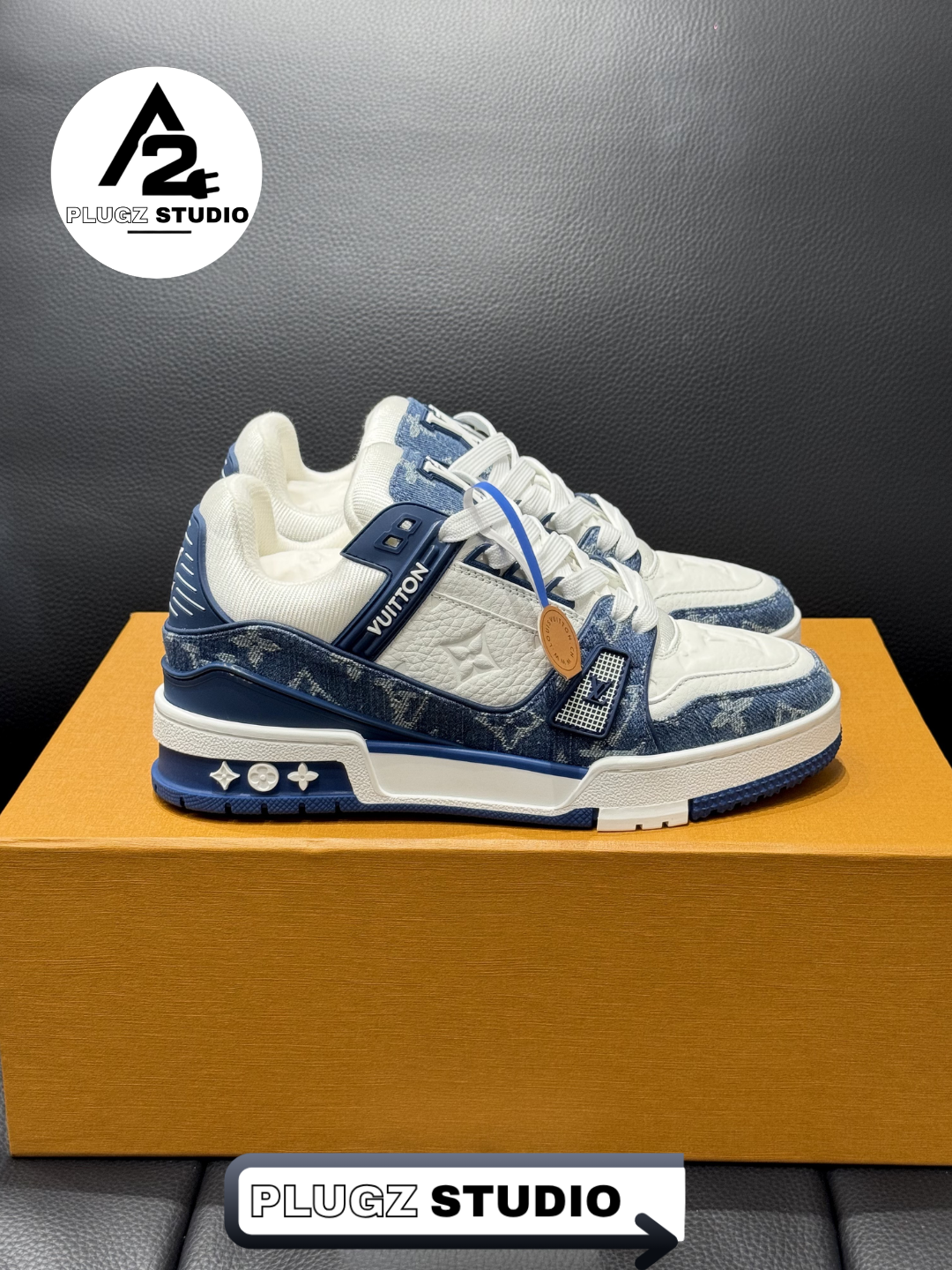Louis Vuitton Trainer – Denim Monogram Bleu