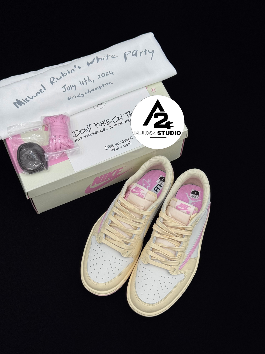 Nike Air Jordan 1 Low OG SP Travis – Sail Pink