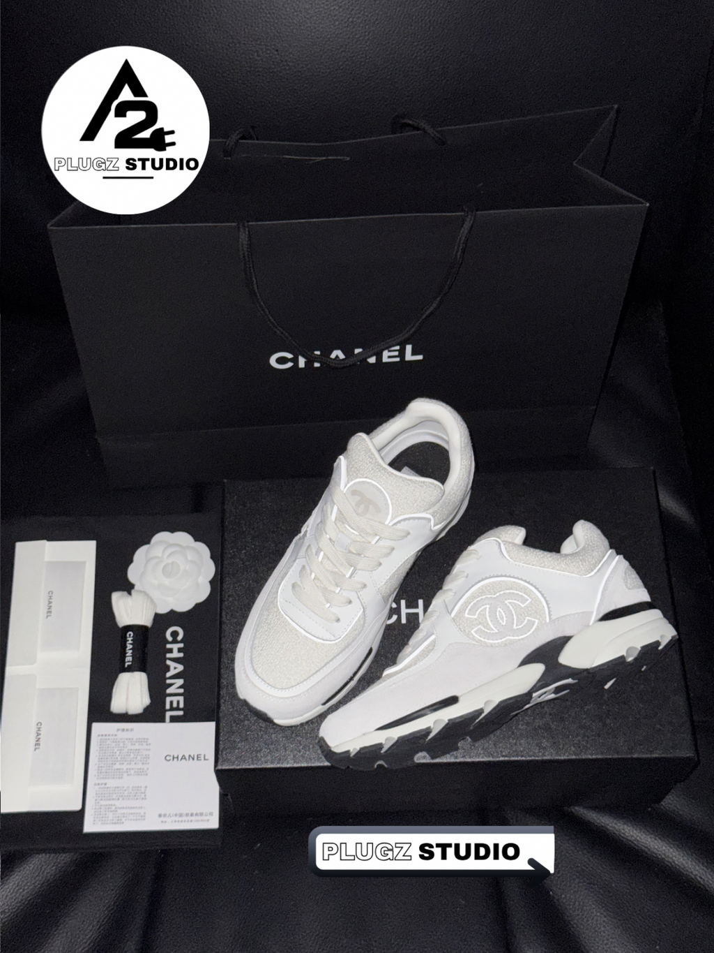 Chanel CC Runner – Blanc