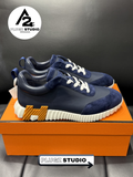 Hermès Bouncing – Navy / White / Cognac