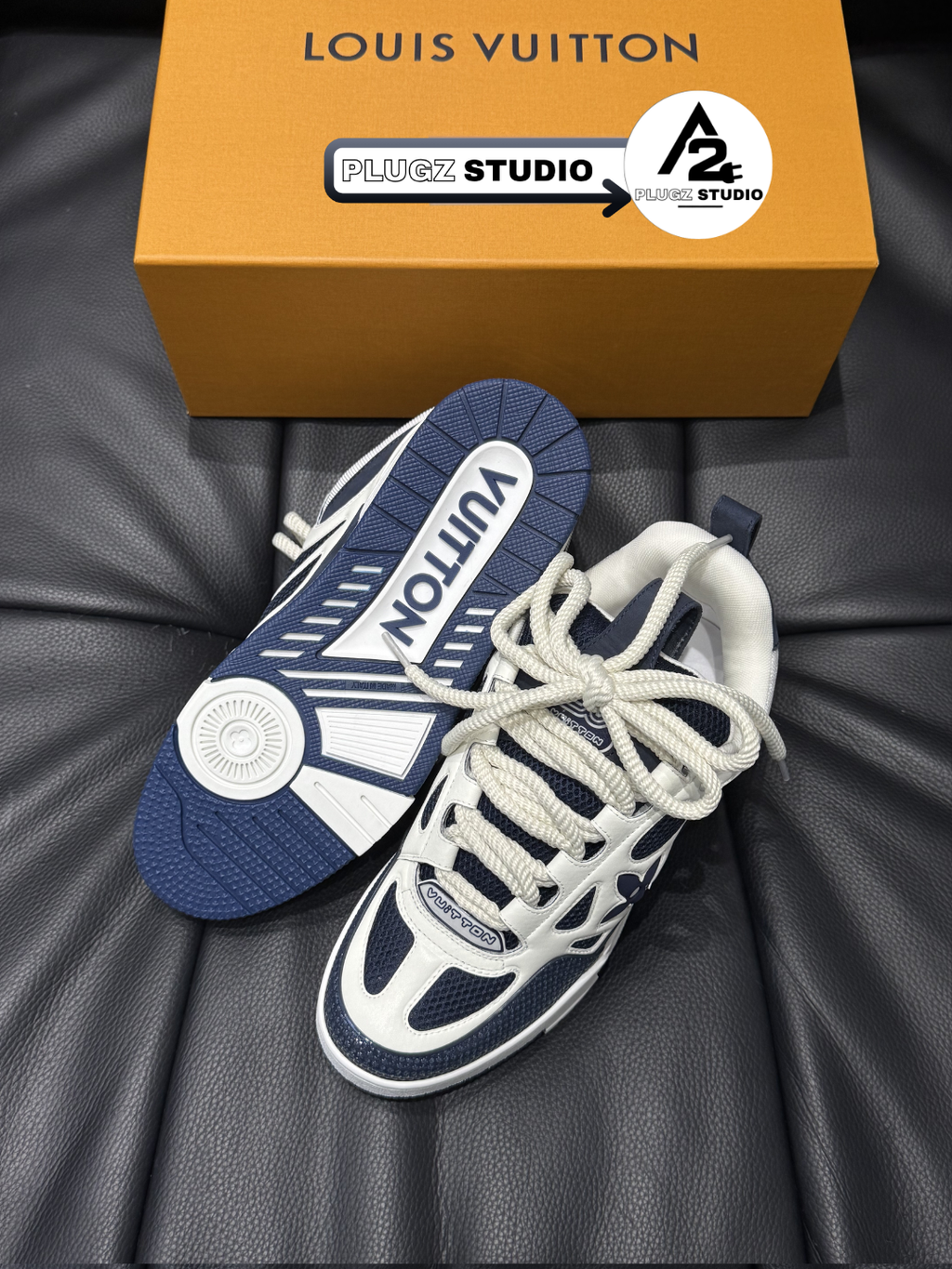 Louis Vuitton Skate – Blue / White