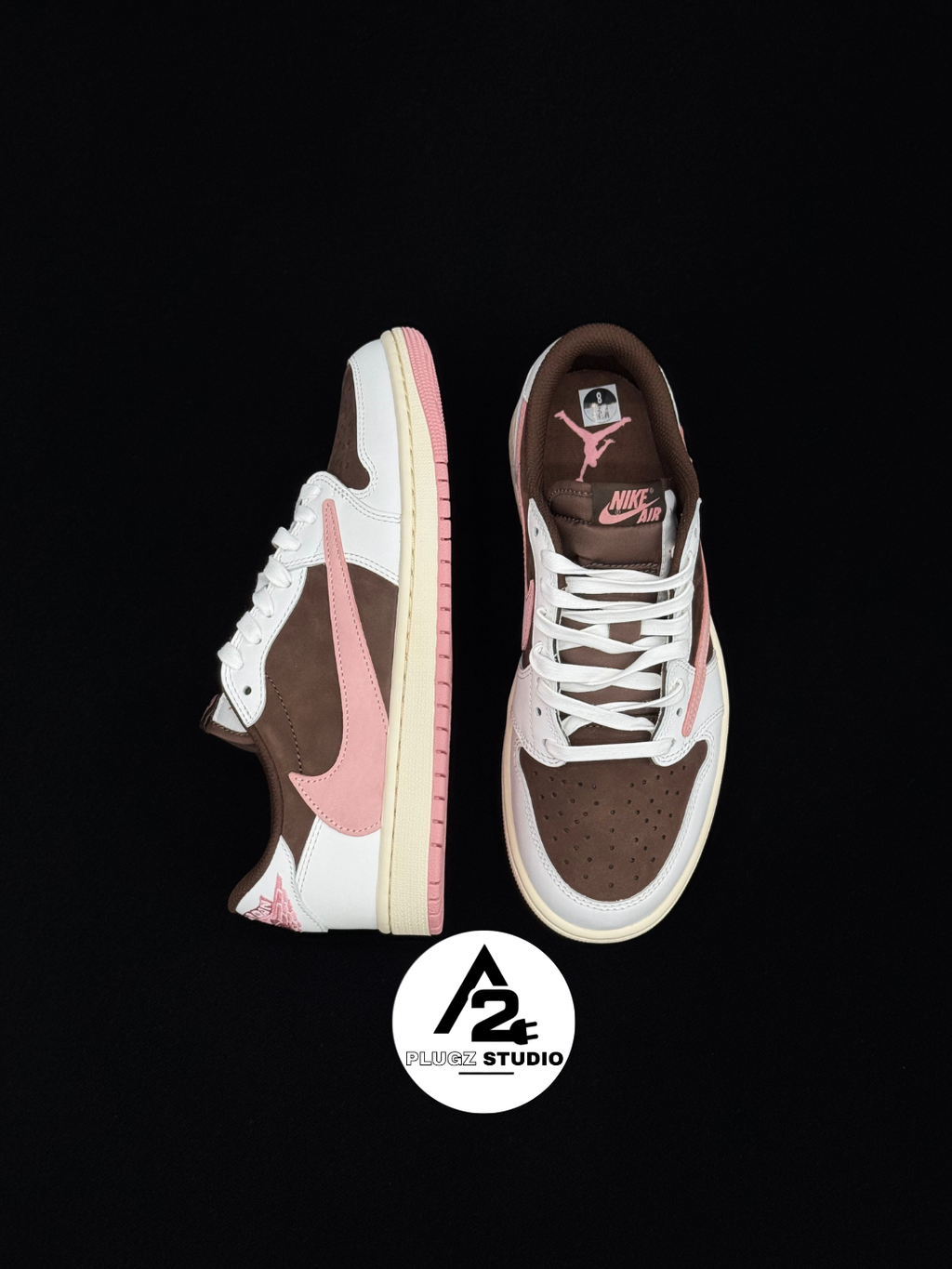 Nike Air Jordan 1 Low OG SP Travis – Canary Pink