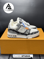Louis Vuitton Trainer – Gris / Blanc