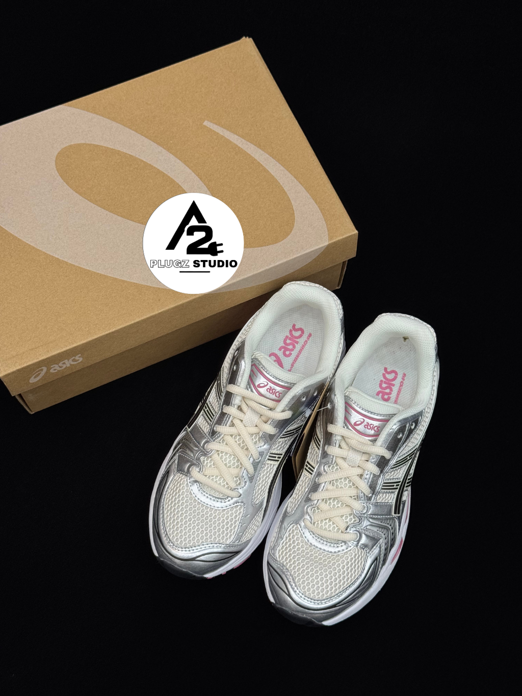 ASICS Gel-Kayano 14 – Blanc / Silver / Rose