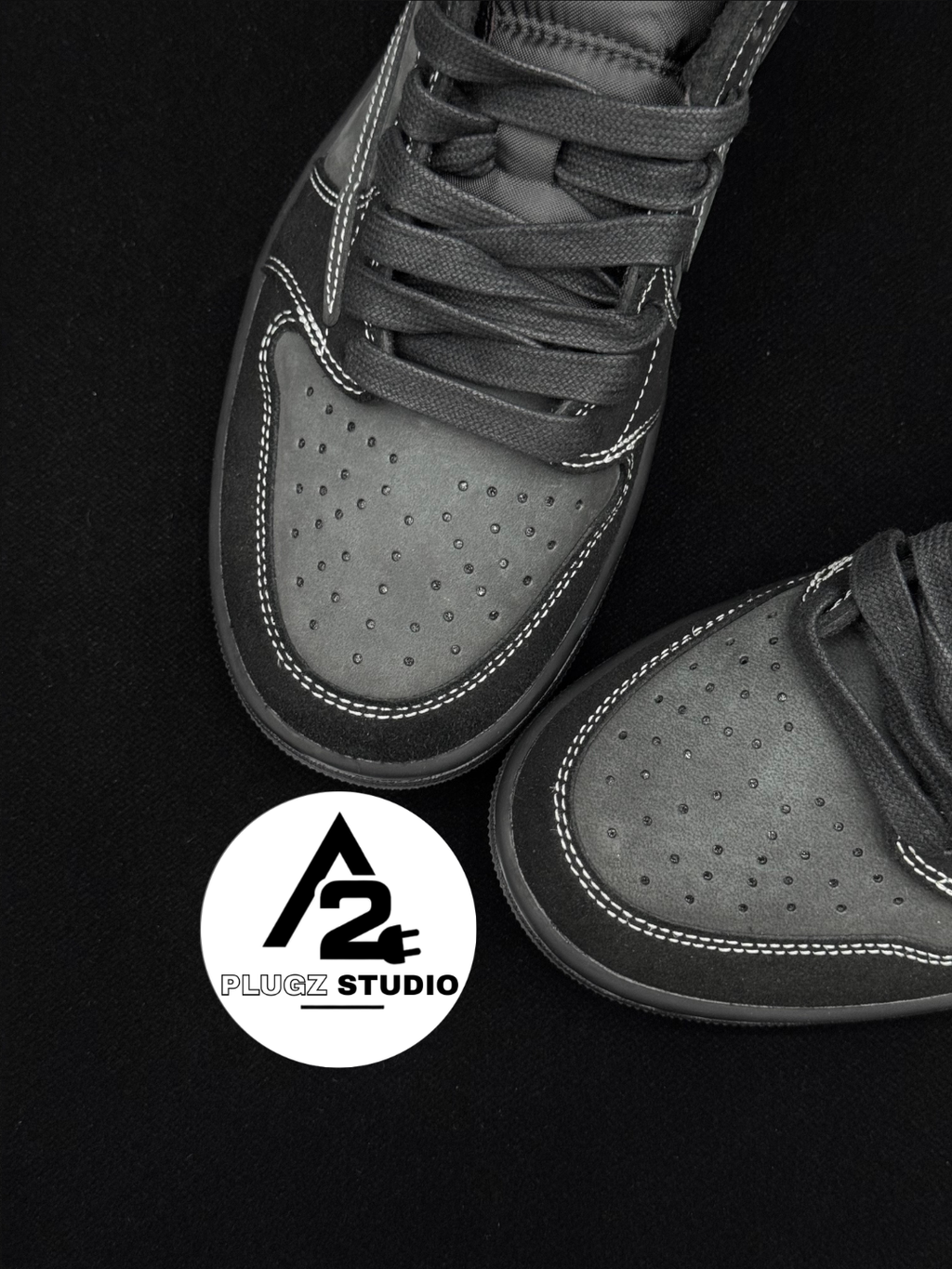 Nike Air Jordan 1 Low OG SP Travis – Black Phantom