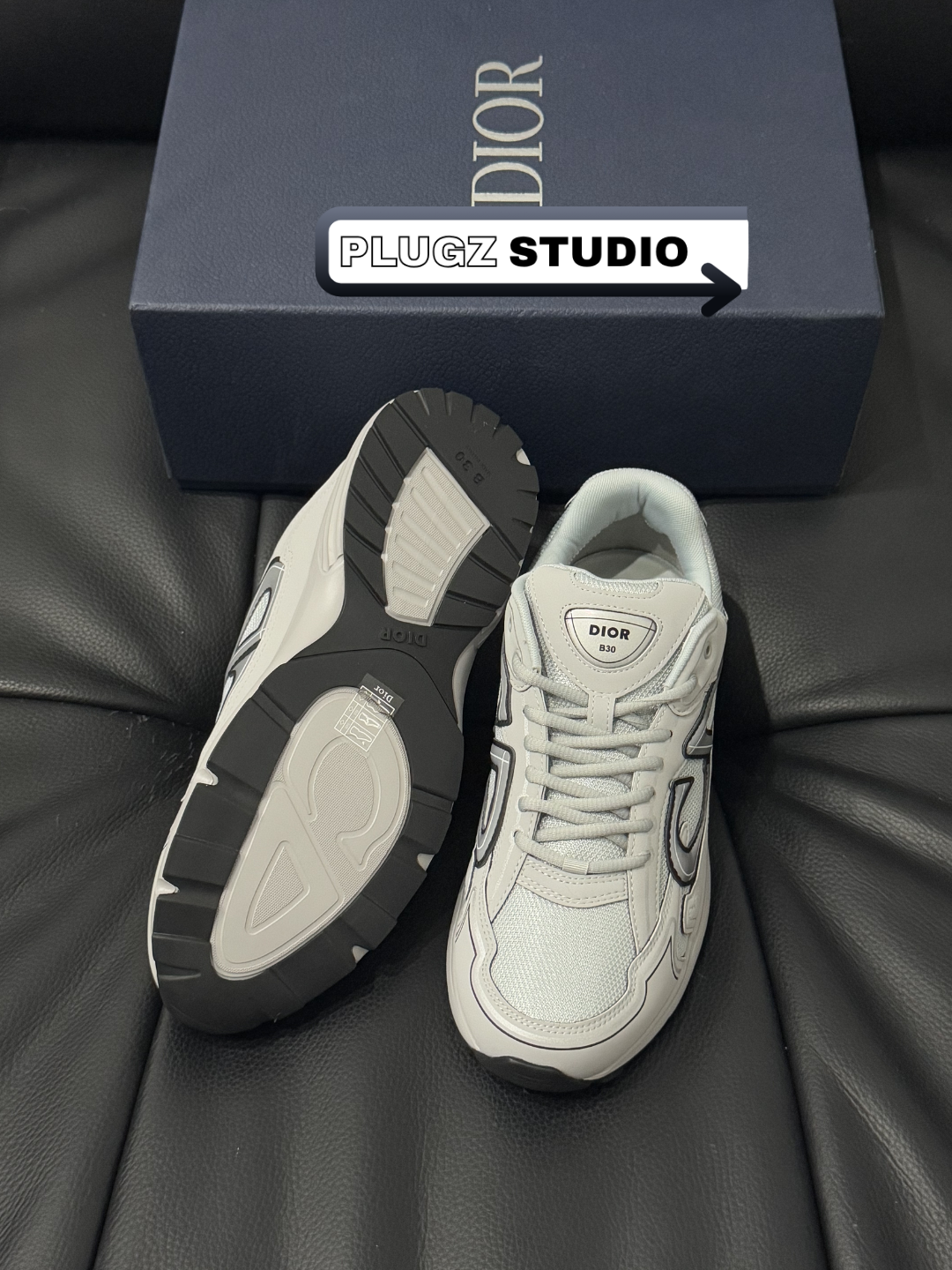 Dior B30 – White / Grey