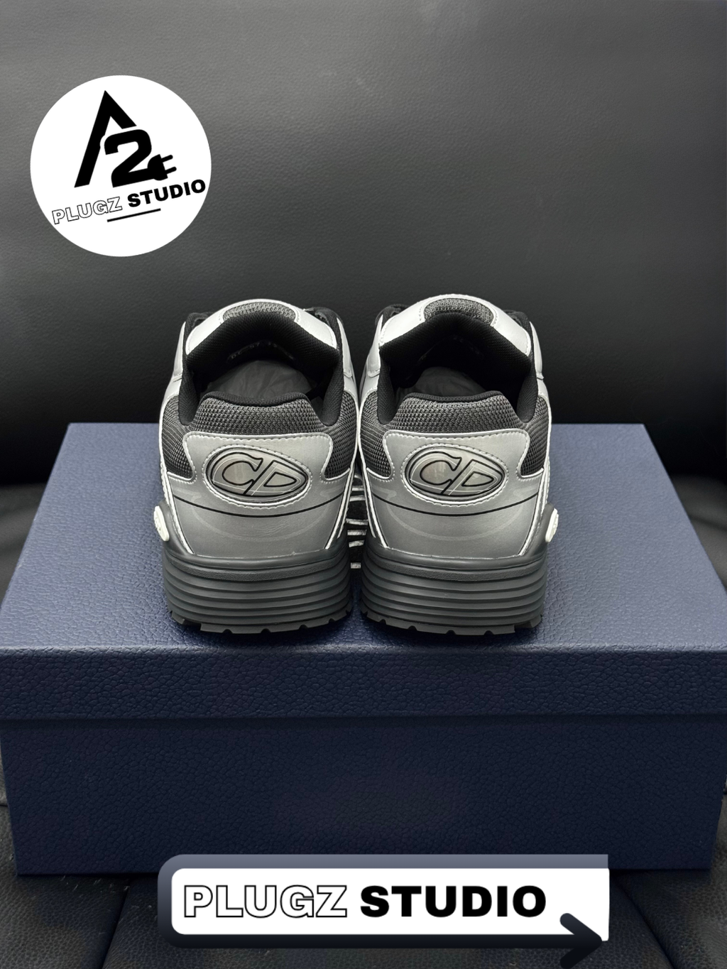 Dior B30 – Silver / Black