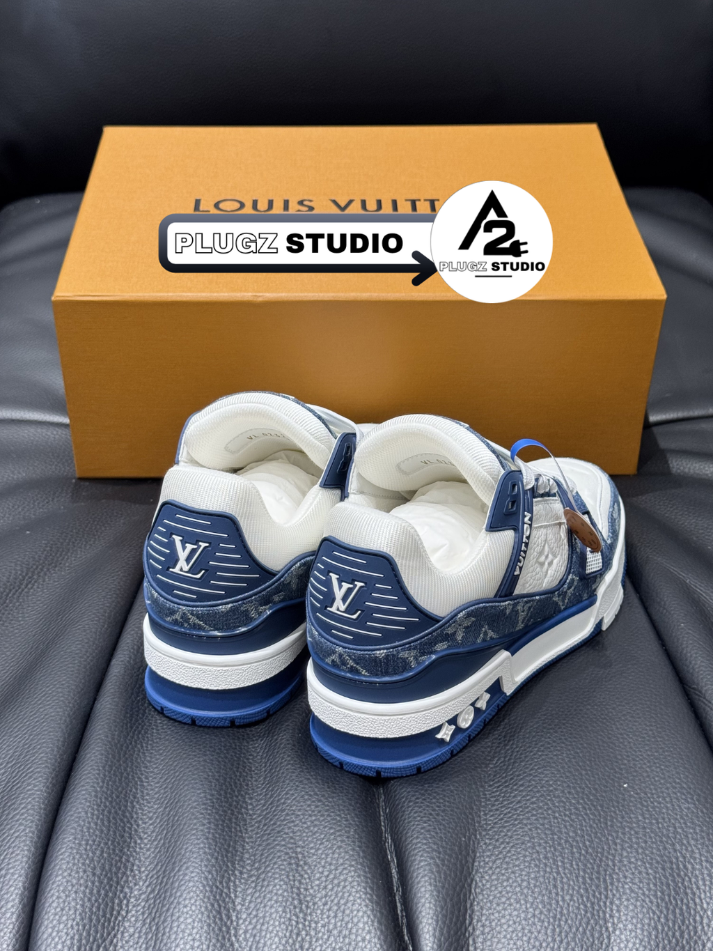 Louis Vuitton Trainer – Denim Monogram Bleu