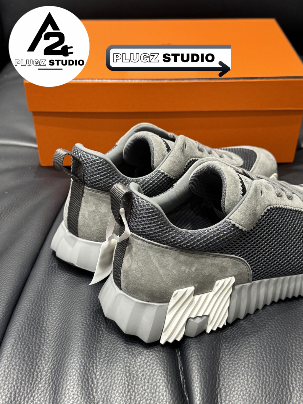 Hermès Bouncing - Mesh & Suede