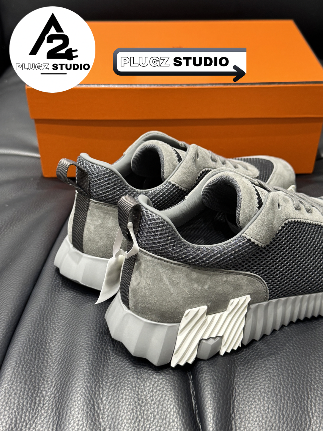 Hermès Bouncing - Mesh & Suede