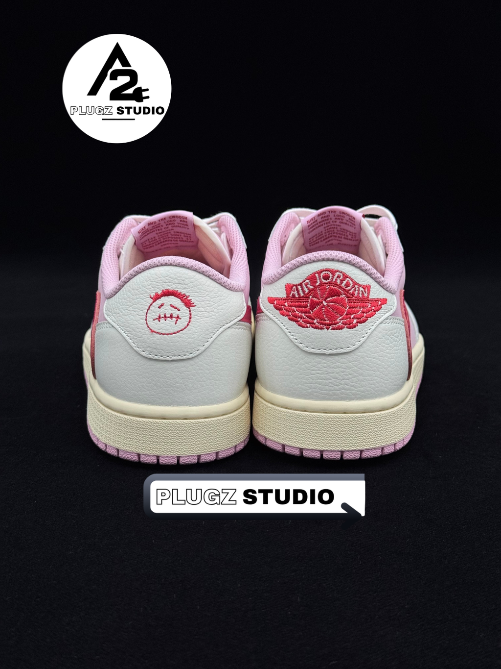 Nike Air Jordan 1 Low OG SP Travis – Pink / White