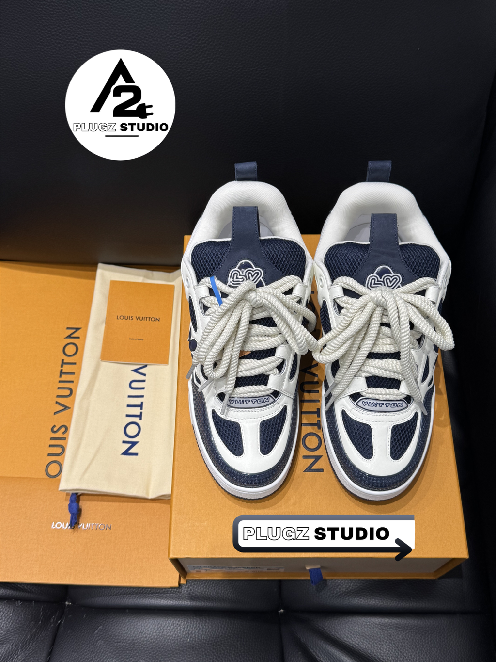 Louis Vuitton Skate – Blue / White