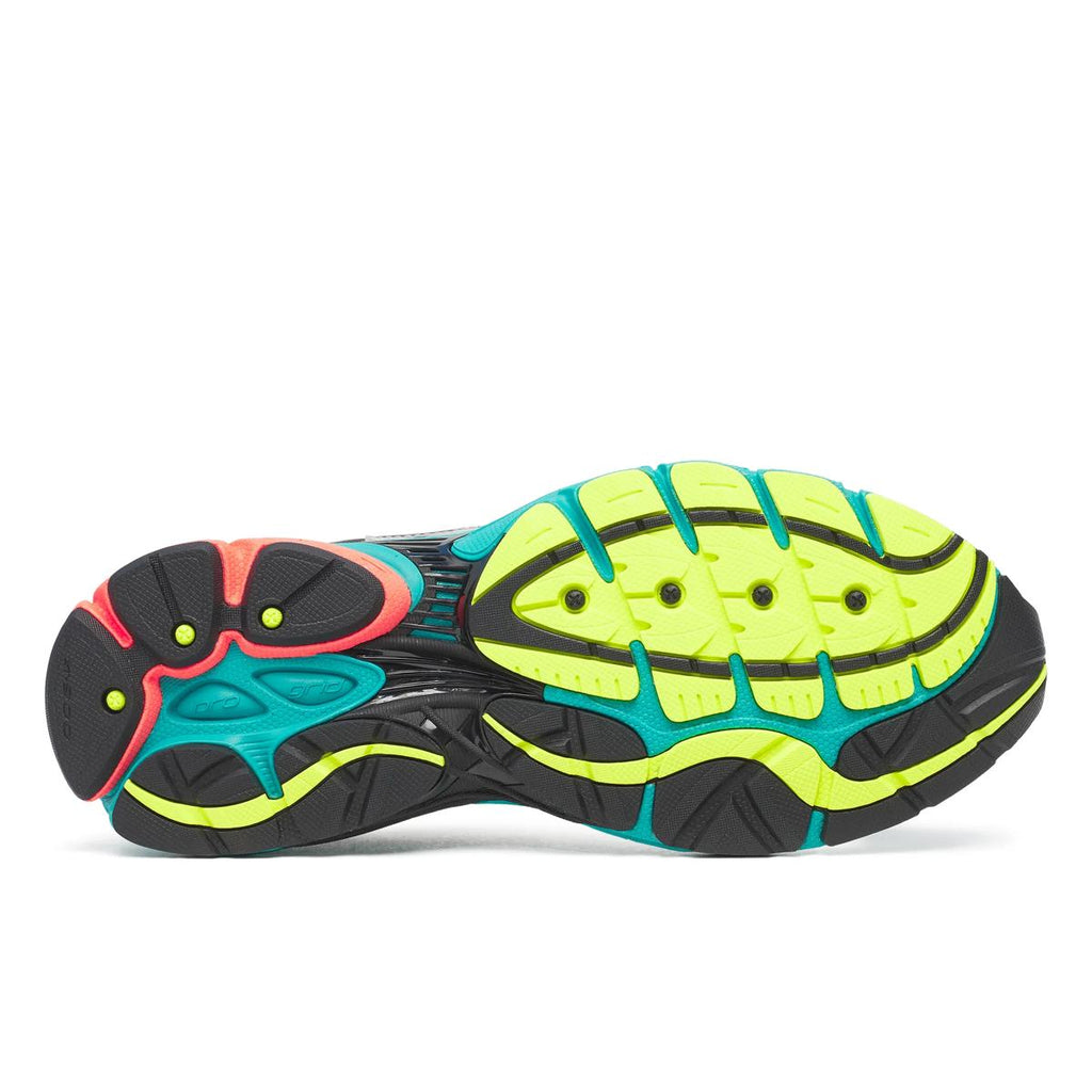 Saucony ProGrid Omni 9 – White / Teal / Neon