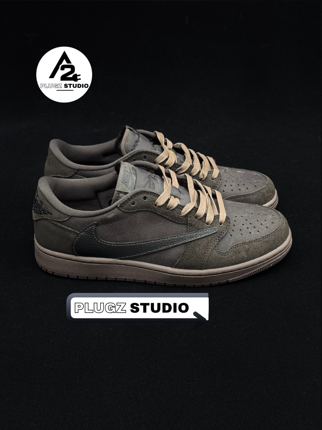 Nike Air Jordan 1 Low OG SP Travis – Velvet Brown
