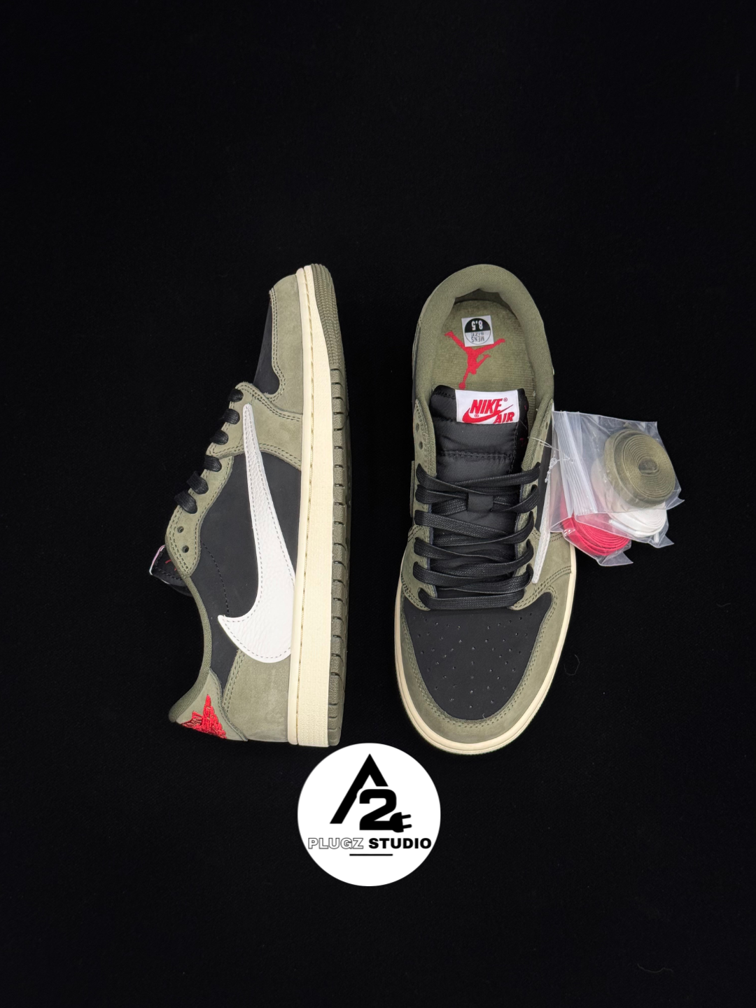 Nike Air Jordan 1 Low OG SP Travis – Olive