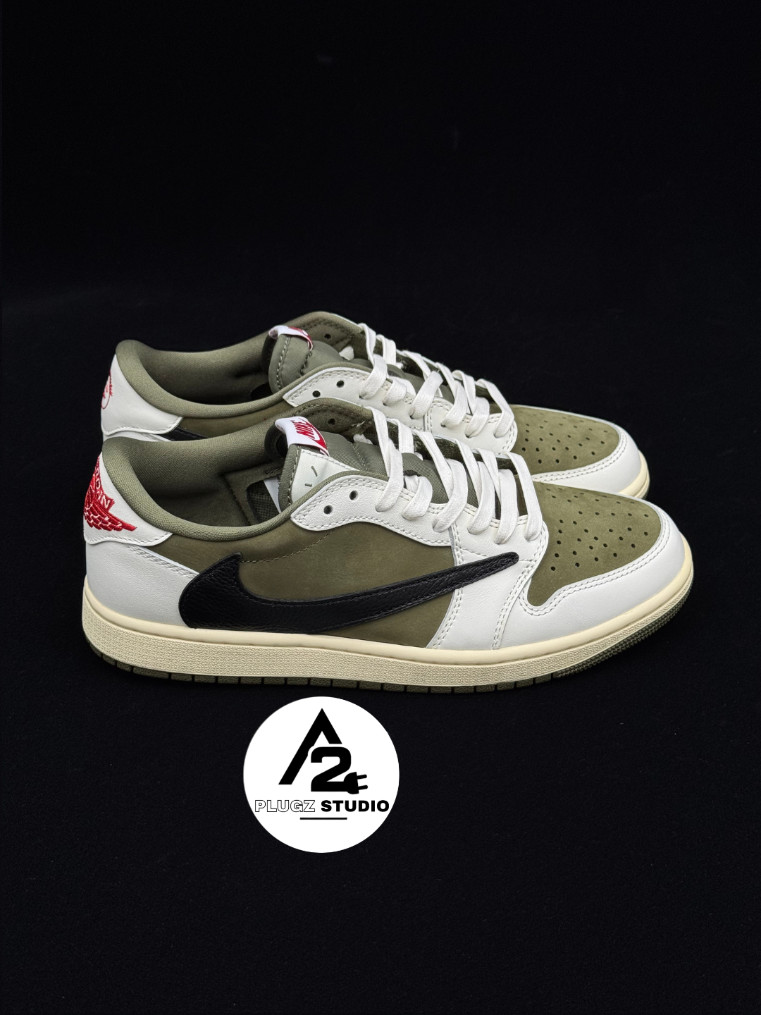 Nike Air Jordan 1 Low OG SP Travis – Medium Olive