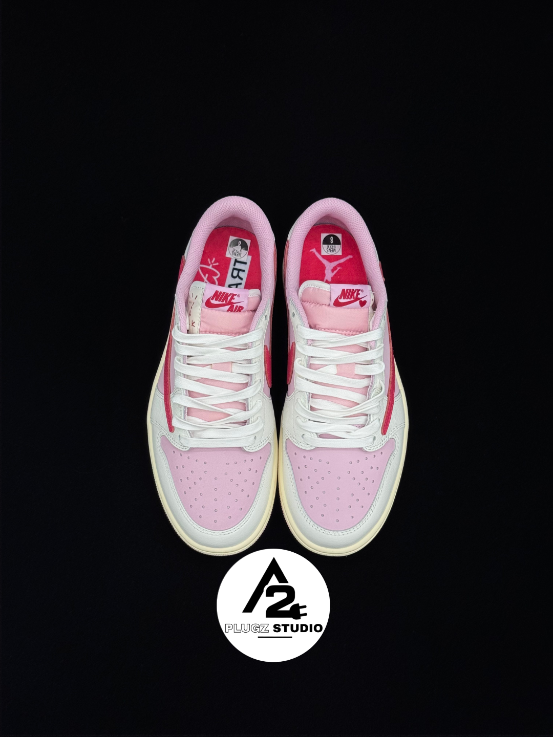 Nike Air Jordan 1 Low OG SP Travis – Pink / White