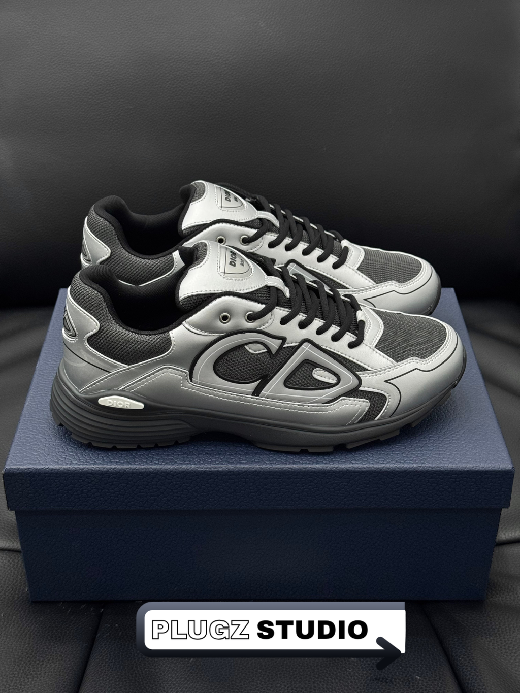 Dior B30 – Silver / Black