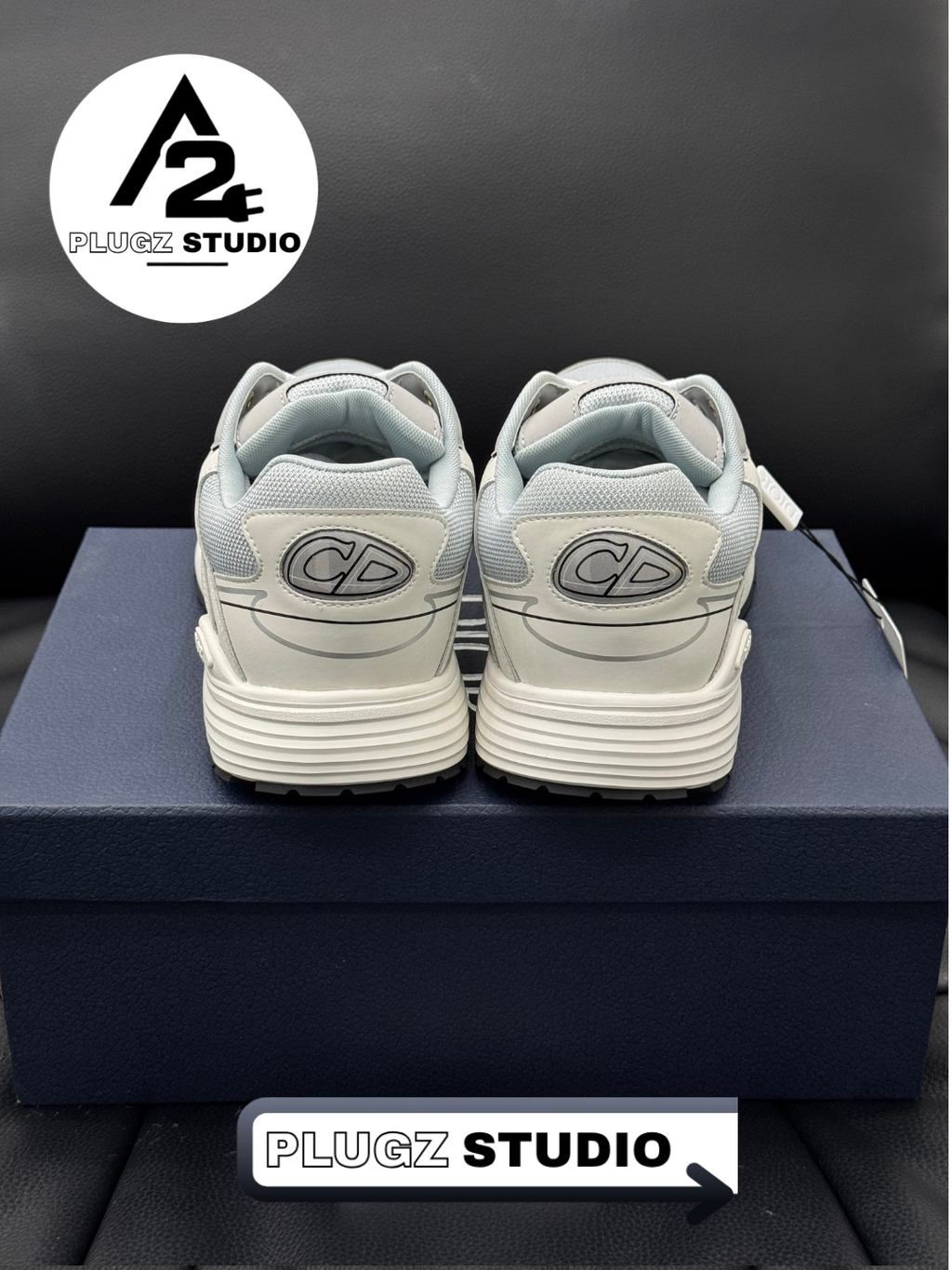 Dior B30 – White / Light Blue / Grey