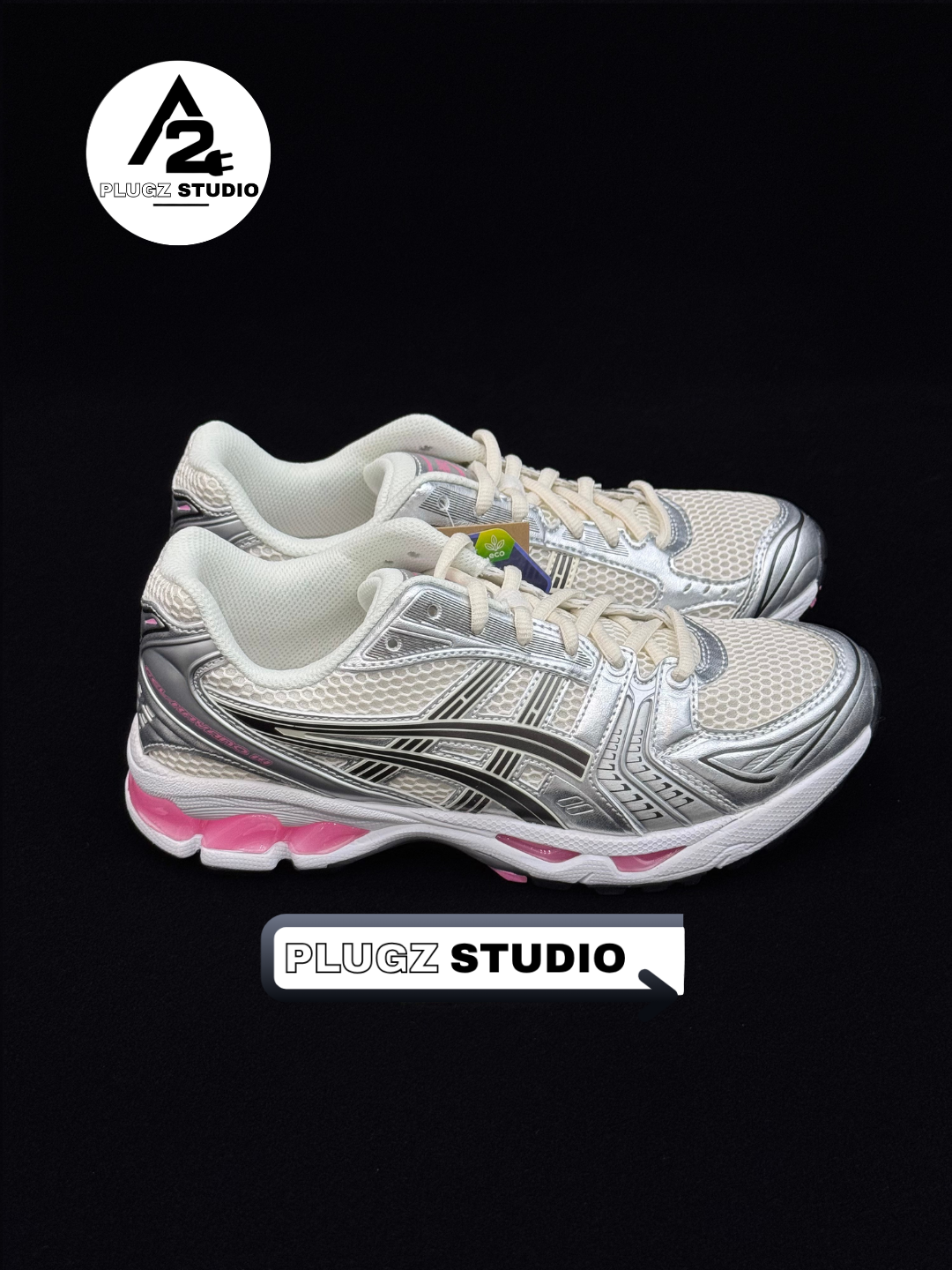 ASICS Gel-Kayano 14 – Blanc / Silver / Rose