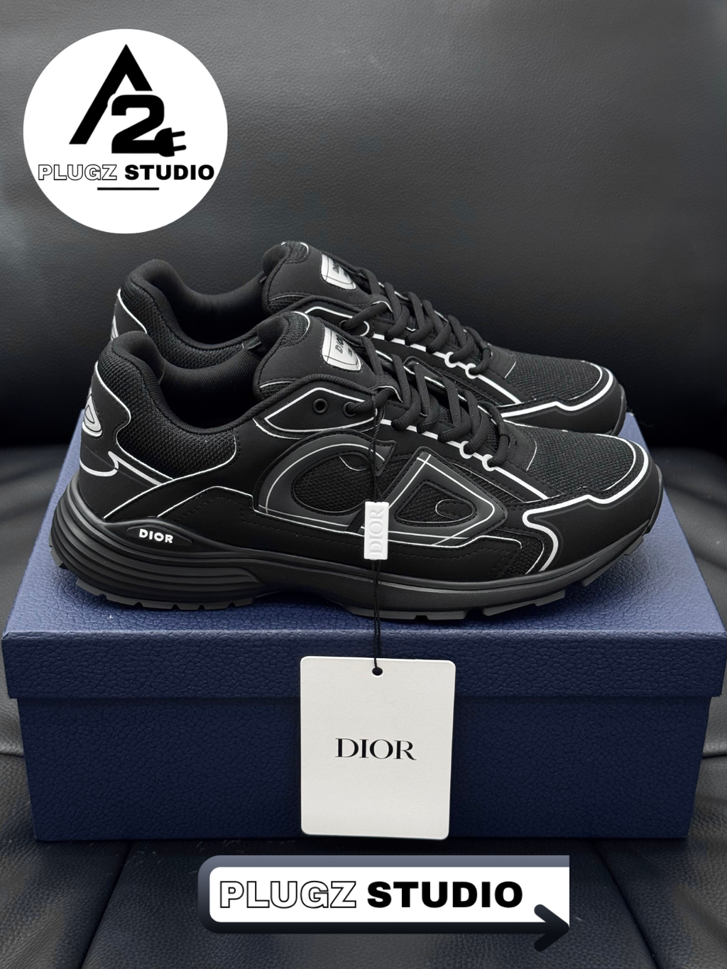 Dior B30 – Black / Anthracite