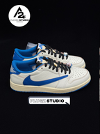 Nike Air Jordan 1 Low OG SP Travis  x Fragment – Military Blue
