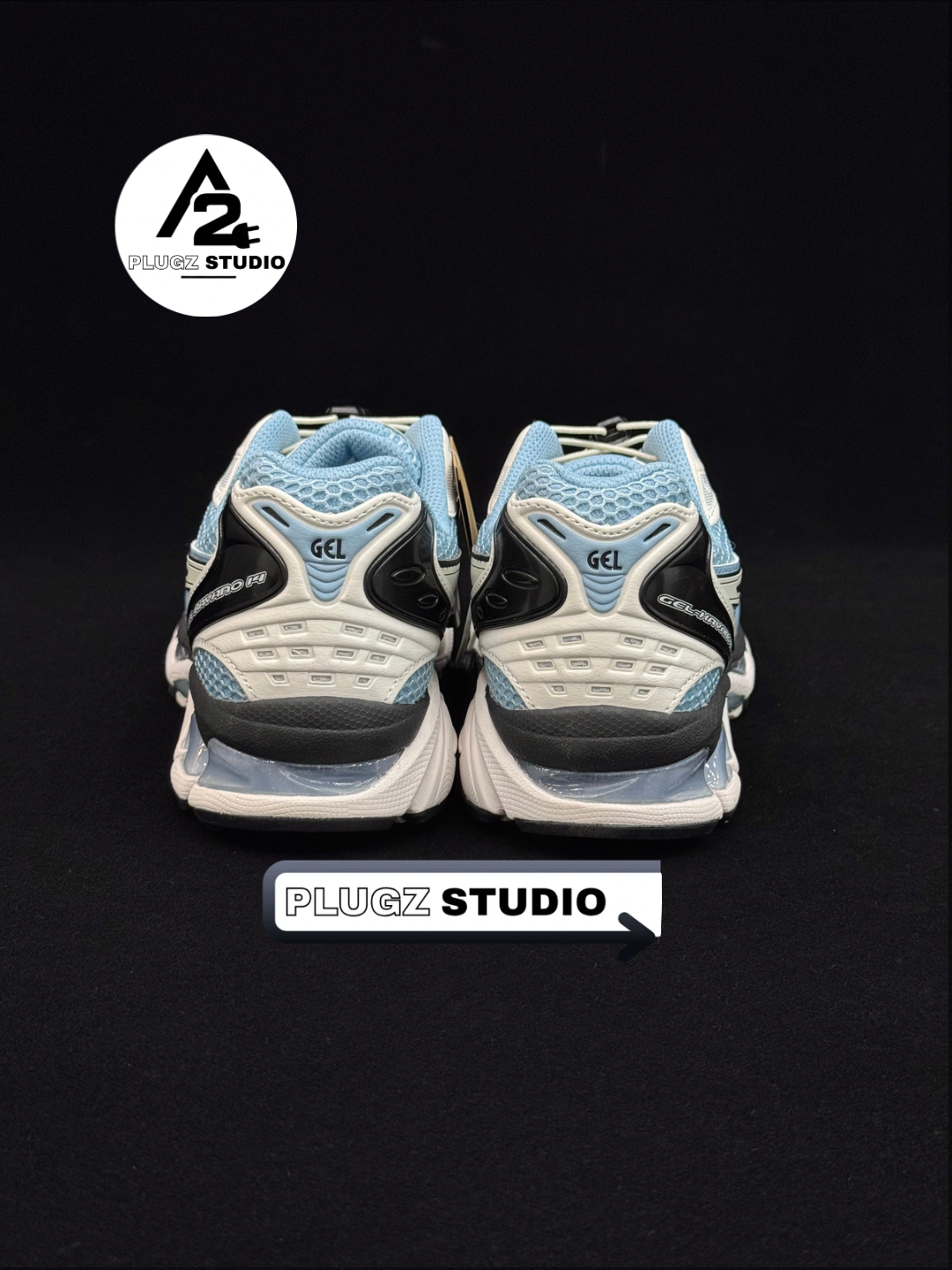 ASICS Gel-Kayano 14 – Bleu Ciel / Blanc / Noir
