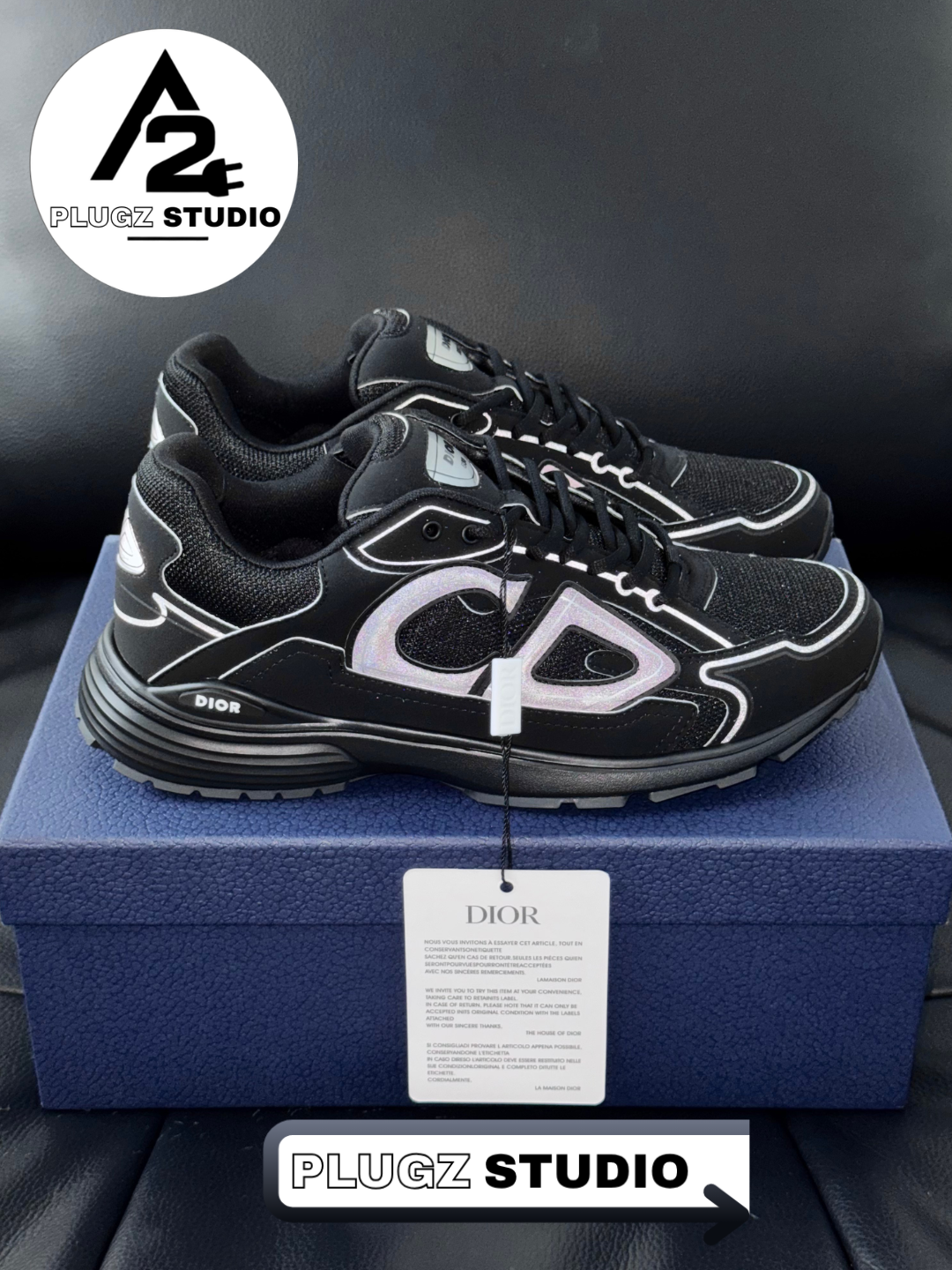 Dior B30 – Black / Anthracite