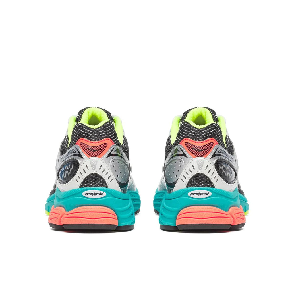 Saucony ProGrid Omni 9 – White / Teal / Neon