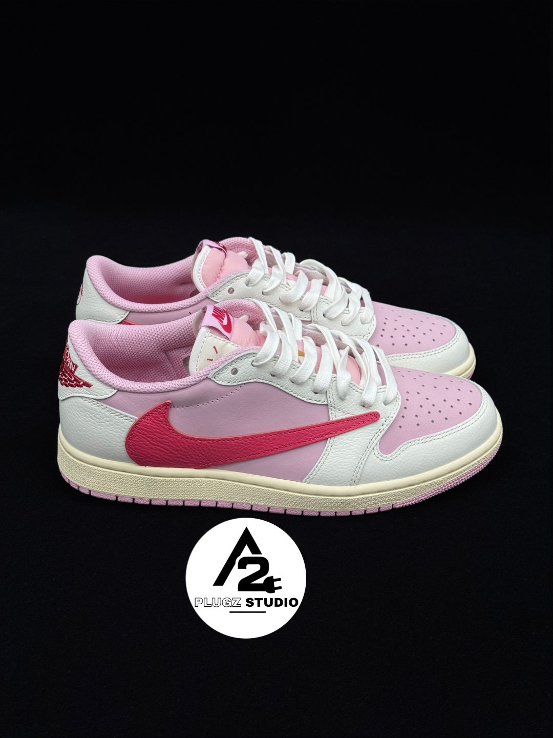 Nike Air Jordan 1 Low OG SP Travis – Pink / White