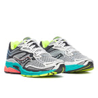 Saucony ProGrid Omni 9 – White / Teal / Neon