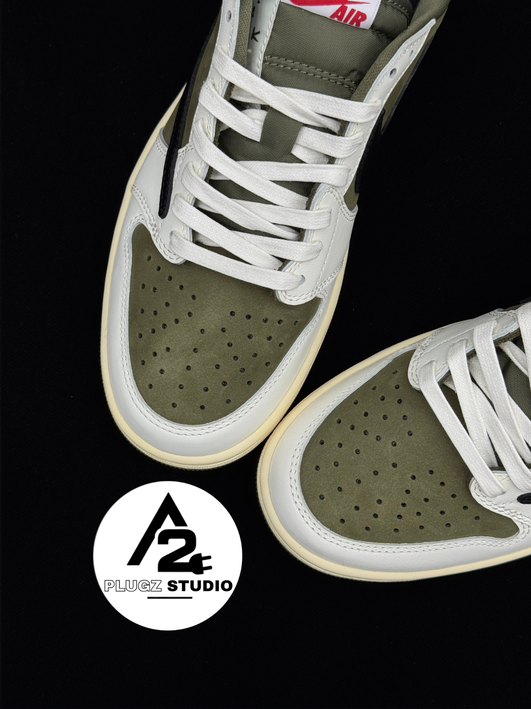 Nike Air Jordan 1 Low OG SP Travis – Medium Olive