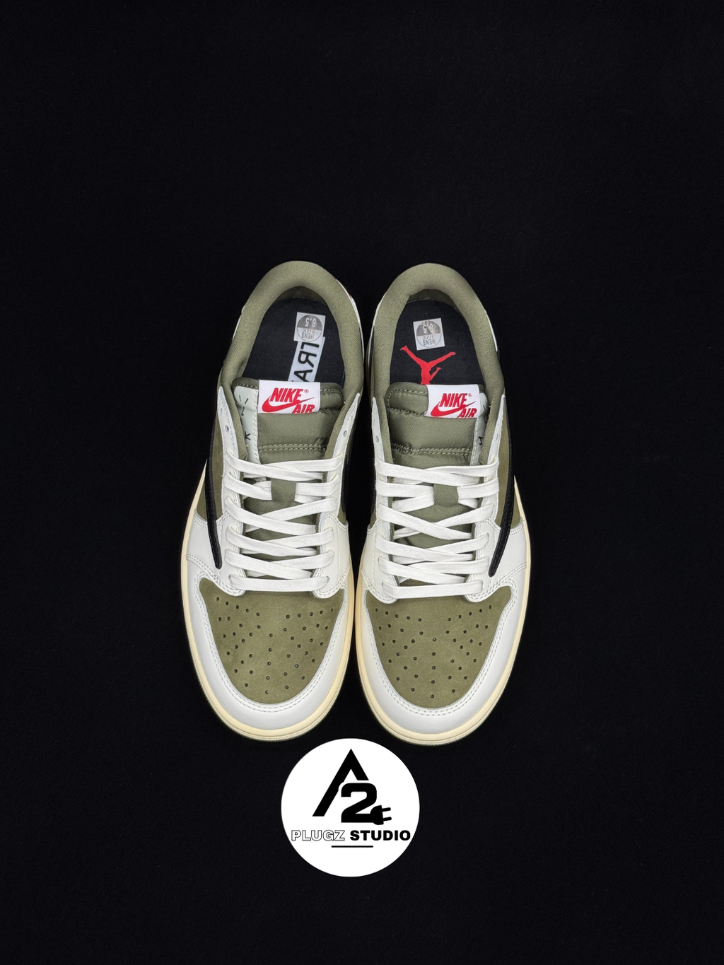 Nike Air Jordan 1 Low OG SP Travis – Medium Olive