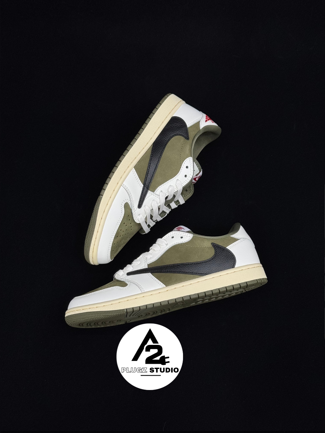 Nike Air Jordan 1 Low OG SP Travis – Medium Olive