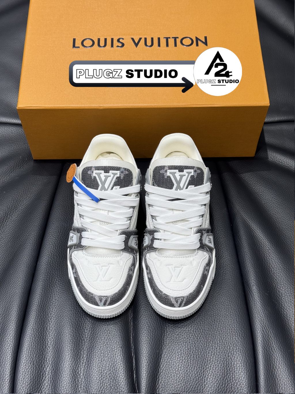 Louis Vuitton Trainer – Gris / Blanc