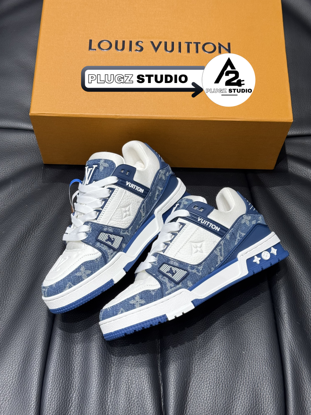Louis Vuitton Trainer – Denim Monogram Bleu