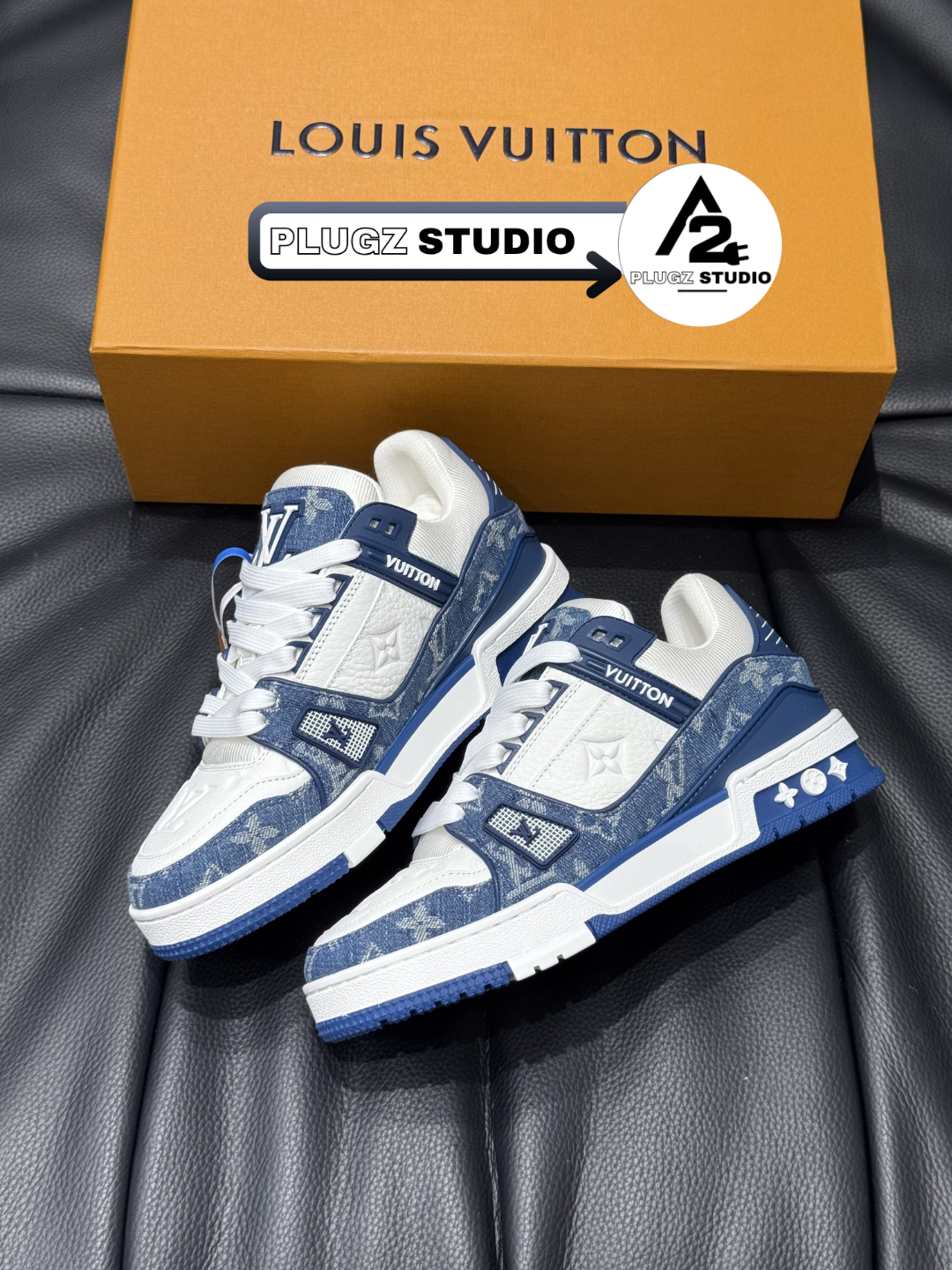 Louis Vuitton Trainer – Denim Monogram Bleu