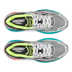 Saucony ProGrid Omni 9 – White / Teal / Neon