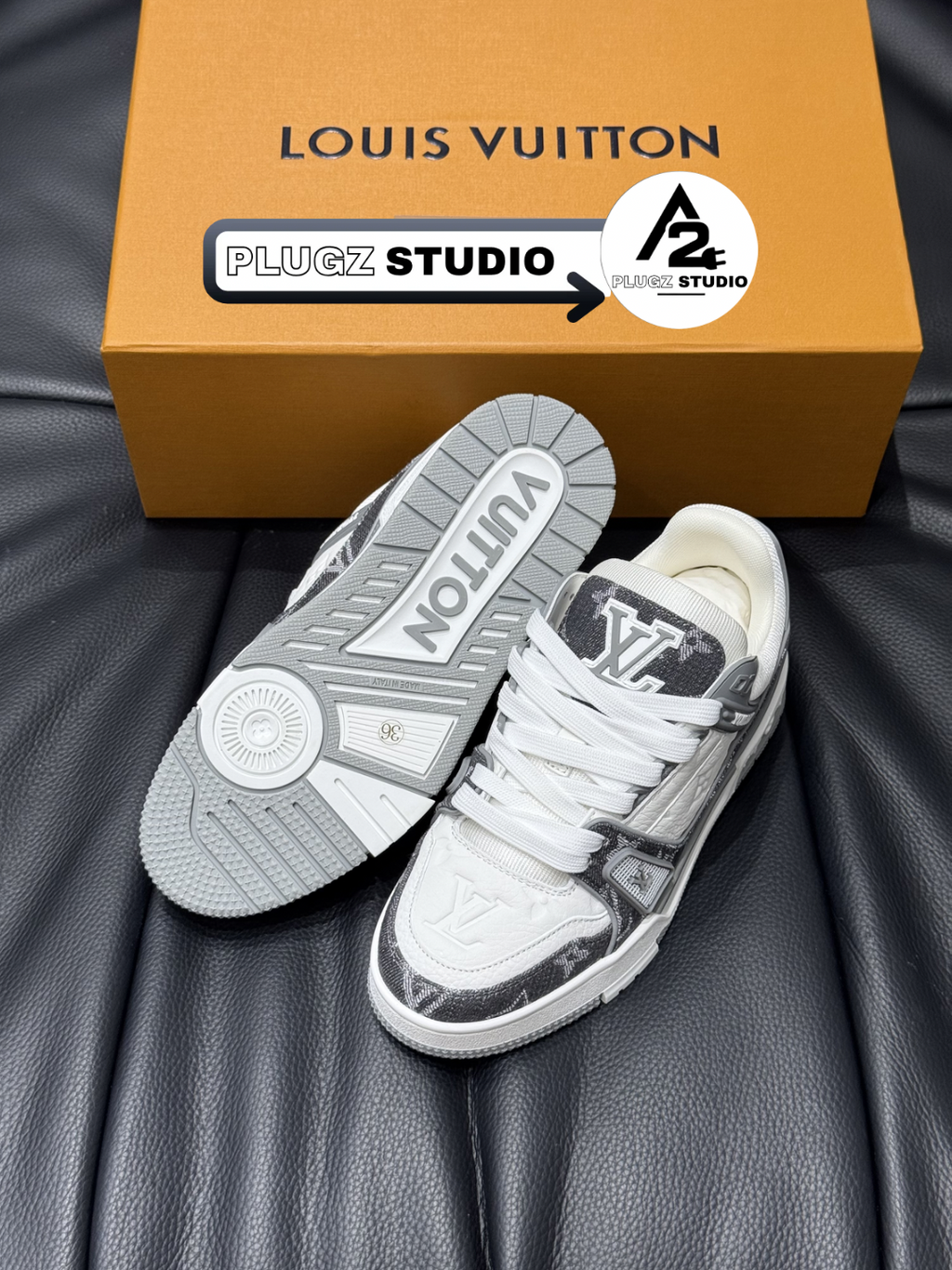 Louis Vuitton Trainer – Gris / Blanc