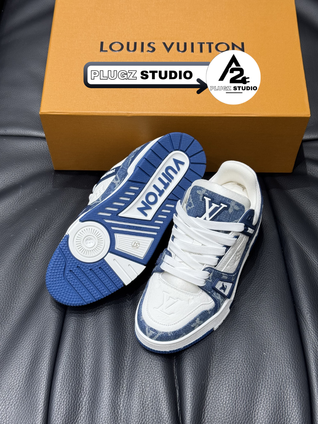 Louis Vuitton Trainer – Denim Monogram Bleu