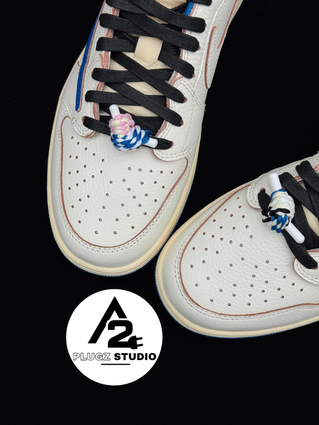 Nike Air Jordan 1 Low OG SP Travis  x Fragment – Military Blue